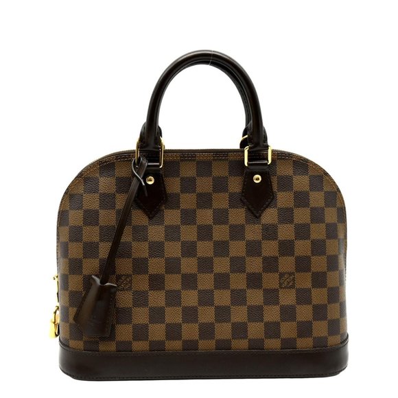 Louis Vuitton Handbags - LOUIS VUITTON  Alma PM Damier Ebene Satchel Bag Brown